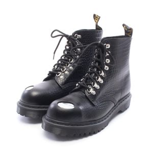 【二手】馬丁Dr.Martens1460 Pascal 鋼頭 8 孔鱷魚紋壓花皮靴，型號 42624001，男女通用，全新未使用