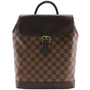Louis LOUIS VUITTON Soho Backpack/Daypack, Monogram Canvas, Braun, TH0997, with belt buckle, Women's [Used]
