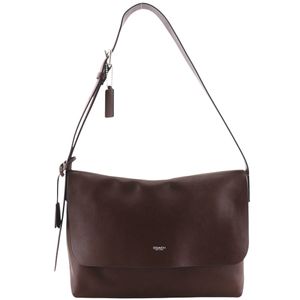COACH 러들로 메신저백 CCB58 가죽 브라운 크로스백, 숄더백, A4 플랩 Ludlow 남성용【중고】