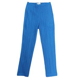 최상급 컨디션▲PLEATS PLEASE ISSEY MIYAKE PP81-JF431 플리츠 팬츠 라이트 블루 3 일본제 정품 여성용