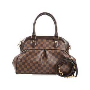 【中古】ルイヴィトンLOUIS VUITTON ハンドバッグ トレヴィPM N51997 ブラウン