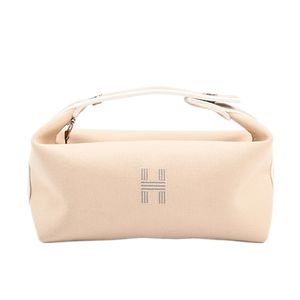 【二手】Hermes 爱马仕 Bride-a-Brac PM 小包/收纳包 棉质 自然色