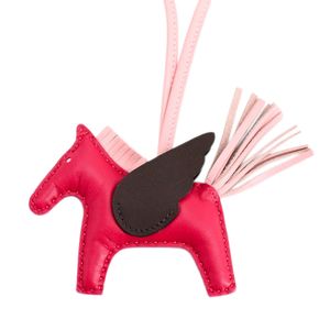 【二手】Hermes 爱马仕 Rodeo Pegasus PM 吊坠 Agneau Framboise