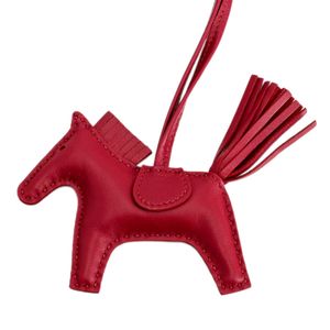 【二手】Hermes 爱马仕 Rodeo PM 吊坠 Agneau Ruby