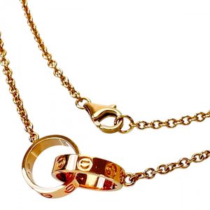 CARTIER/カルティエ ベビーラブ ネックレス K18PGピンクゴールド 6.4g 44cm レディース 【中古】