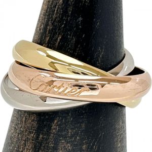 16.5号CARTIER/カルティエ トリニティ クラシック リング・指輪 K18ゴールド/YG/WG/PG 9.8g 57 レディース 【中古】