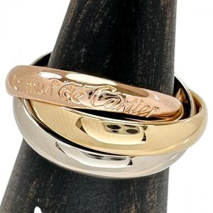 12号CARTIER/カルティエ トリニティ クラシック リング・指輪 K18ゴールド/YG/WG/PG 7.6g 52 シリアルなし レディース 【中古】