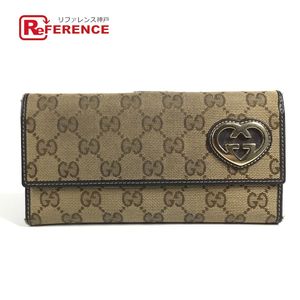 GUCCI LOVELY 구찌 시마 로고 GG 하트 장지갑