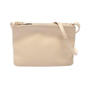 [Used] Celine CELINE Shoulder Bag TRIO SMALL Trio Small Leather SHOULDER BAG Trio Women's Used B
