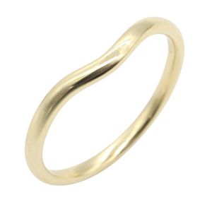 [중고] TIFFANY & Co. 커브드 밴드 반지 #15.5 K18 (옐로우 골드) 유니섹스 Used A