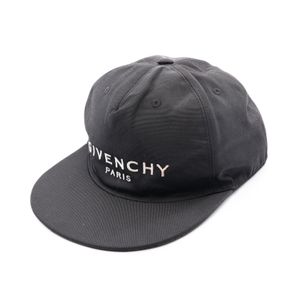 [중고] GIVENCHY 로고 플랫 피크 코튼 캡 남성용 Used B