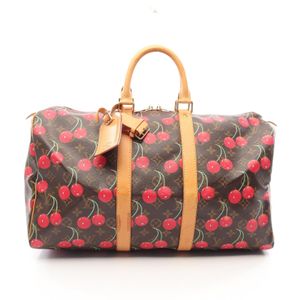 【중고】 LOUIS VUITTON 보스턴백 키폴45 M95011 PVC 코팅 캔버스 레더 키폴45 유니섹스 Used B