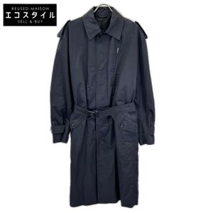 Louis Vuitton Navy Stand Collar Coat [Used]
