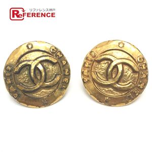 CHANEL Coco Mark Logo Earrings