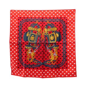 【二手】Hermes 爱马仕 头巾/丝巾 Petit Carre Carre 40 Brides de Gala Love 真丝 女士 A级