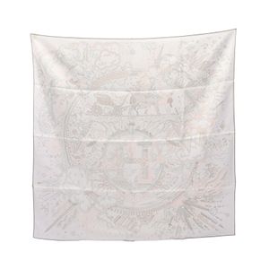 【二手】Hermes 爱马仕 方巾 90 PLEASE HOLD THE LINE 真丝 头巾/丝巾 女士 未使用品