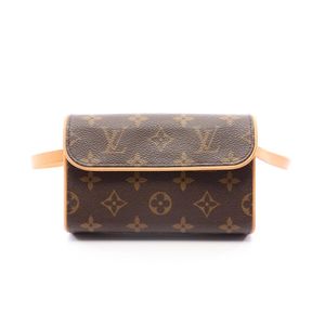 [중고] LOUIS VUITTON 포쉐트 플로랑틴 모노그램 M51855 PVC 코팅 캔버스 레더 바디백/웨이스트백