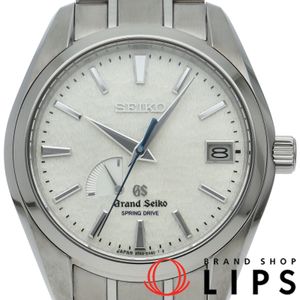 セイコー グランドセイコー スプリングドライブ 41mm
 雪白 マスターショップ限定 Grand Seiko Spring Drive SBGA011/9R65-0AE0 箱 保証書 チタン メンズ時計 ホワイト 仕上げ済 美品 【中古】