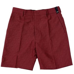 狀況極佳 ▲ FENDI 2022 年 FB0521 AKC4 FF 標誌短褲，RED，義大利製造，正品，男士，附衣架。