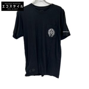เสื้อยืดแขนสั้น Chrome Hearts ลาย CH Horseshoe สีดำ ไซส์ M (สินค้ามือสอง)