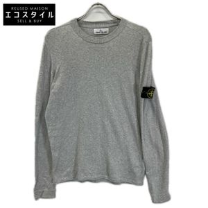 STONE ISLAND 761553289 灰色 徽章 棉质针织衫 M【二手】
