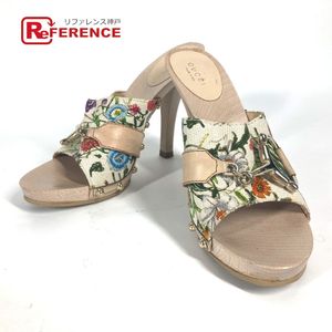 GUCCI 플로라 플라워 패턴 샌들