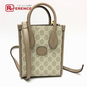 Gucci 구찌 GG 수프림 인터로킹 G 미니 토트백 숄더백