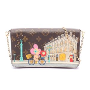 [Used] Louis Vuitton LOUIS VUITTON Shoulder Bag Pochette Felicie Monogram Vivienne M81545 PVC Coated Canvas Pochette Felicie
