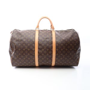 【二手】LOUIS VUITTONKeepall 60 波士頓包，Monogram M41422，PVC塗層帆布皮革，男女通用，二手