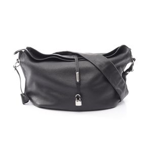 [Used] Celine CELINE Shoulder Bag Bittersweet Black Leather Shoulder Bag Women's Used B