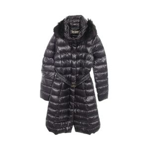 [Used] Herno Down Jacket, Navy Nylon Down Coat, Women's, Used A