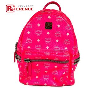 MCM all-over logo Visetos studded backpack