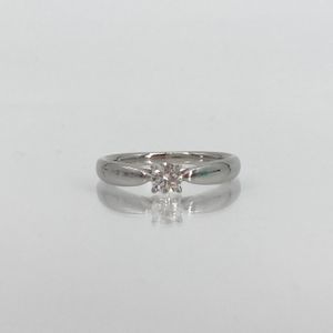 【中古】 TIFFANY&Co.（ティファニー） ハーモニー プラチナ Pt950 ダイヤモンド D0.19ct ＃8号 リング・指輪 3.17g シルバー