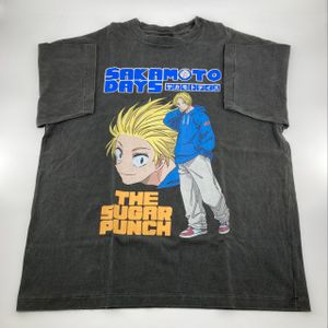 【中古】 THE SUGAR PUNCH（ザ シュガーパンチ） SAKAMOTO DAYS SS TEE SHIN TSDM25SM004/L L 半袖Ｔシャツ ブラック