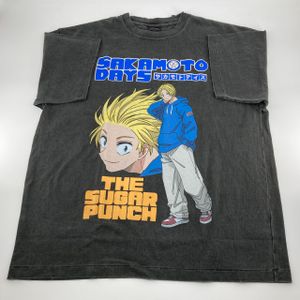 【中古】 THE SUGAR PUNCH（ザ シュガーパンチ） SAKAMOTO DAYS SS TEE SHIN M 半袖Ｔシャツ ブラック