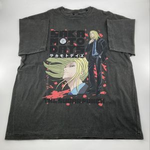 【中古】 THE SUGAR PUNCH（ザ シュガーパンチ） SAKAMOTO DAYS SS TEE SHISHIBA L 半袖Ｔシャツ ブラック