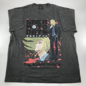 【中古】 THE SUGAR PUNCH（ザ シュガーパンチ） SAKAMOTO DAYS SS TEE SHISHIBA M 半袖Ｔシャツ ブラック