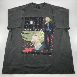 【中古】 THE SUGAR PUNCH（ザ シュガーパンチ） SAKAMOTO DAYS SS TEE SHISHIBA XL 半袖Ｔシャツ ブラック