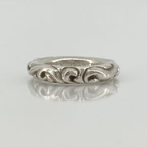 [중고] CHROME HEARTS 스크롤 밴드(SCRL BAND) SV925 #16호 반지 8.86g 실버
