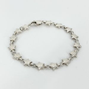 [Used] TIFFANY&Co. (Tiffany) Puff Star Vintage Ag925 Bracelet 11.9g Silver
