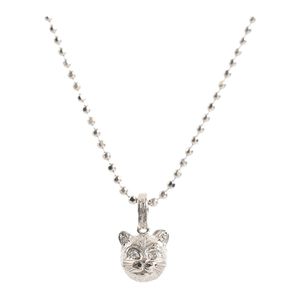 【중고】Gucci 구찌 목걸이 마르쉐 데 메르베유 K18 화이트 골드