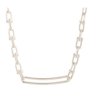 【二手】蒂芬妮 (Tiffany & Co.) 項鍊，五金設計，925 純銀 (SV925)