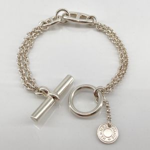 [Pre-owned] HERMES Chaine d'Ancre New Farandole ST Ag925 Bracelet Silver