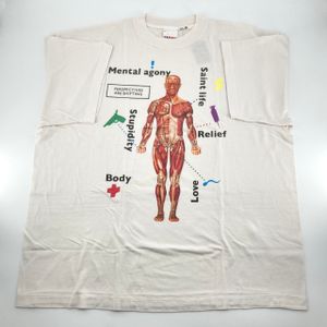 【中古】 SAINT MICHAEL（セントマイケル） SS T-SHIRT BODY 綿100％ 2XL SM-MK8-0000-013 半袖Ｔシャツ ホワイト