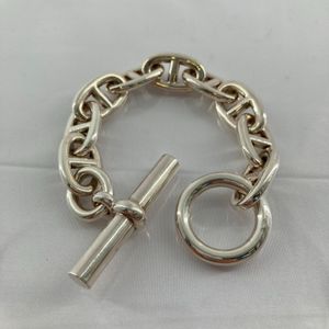 HERMES Chaine d'Ancre TGM 9-link bracelet, Ag925, 89.0g, silver
