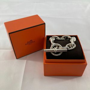 HERMES Chaine d'Ancre TGM 10-link bracelet, Ag925, 97.2g, silver