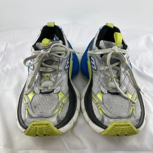 BALENCIAGA(Balenciaga) 10XL 低筒運動鞋 792779 EU44 灰色 x 黃色 x 藍色