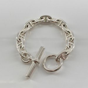 [Pre-owned] HERMES Chaine d'Ancre MM 14-link Ag925 Bracelet, Silver