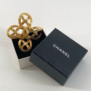 [Used] CHANEL Coco Mark 96-P Brooch, Gold