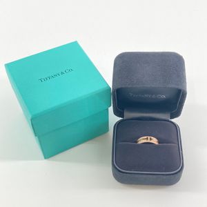 [Pre-owned] TIFFANY&Co. T Wide Pave Diamond Ring, Au750, Size #10, Gold